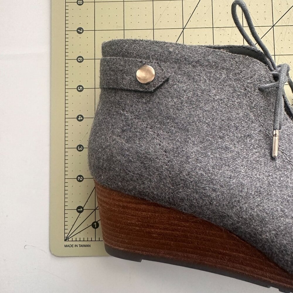 Dr. Scholl's Women's Create Wedge Bootie Shoes Mid Grey Size 7.5 - Picture 9 of 10